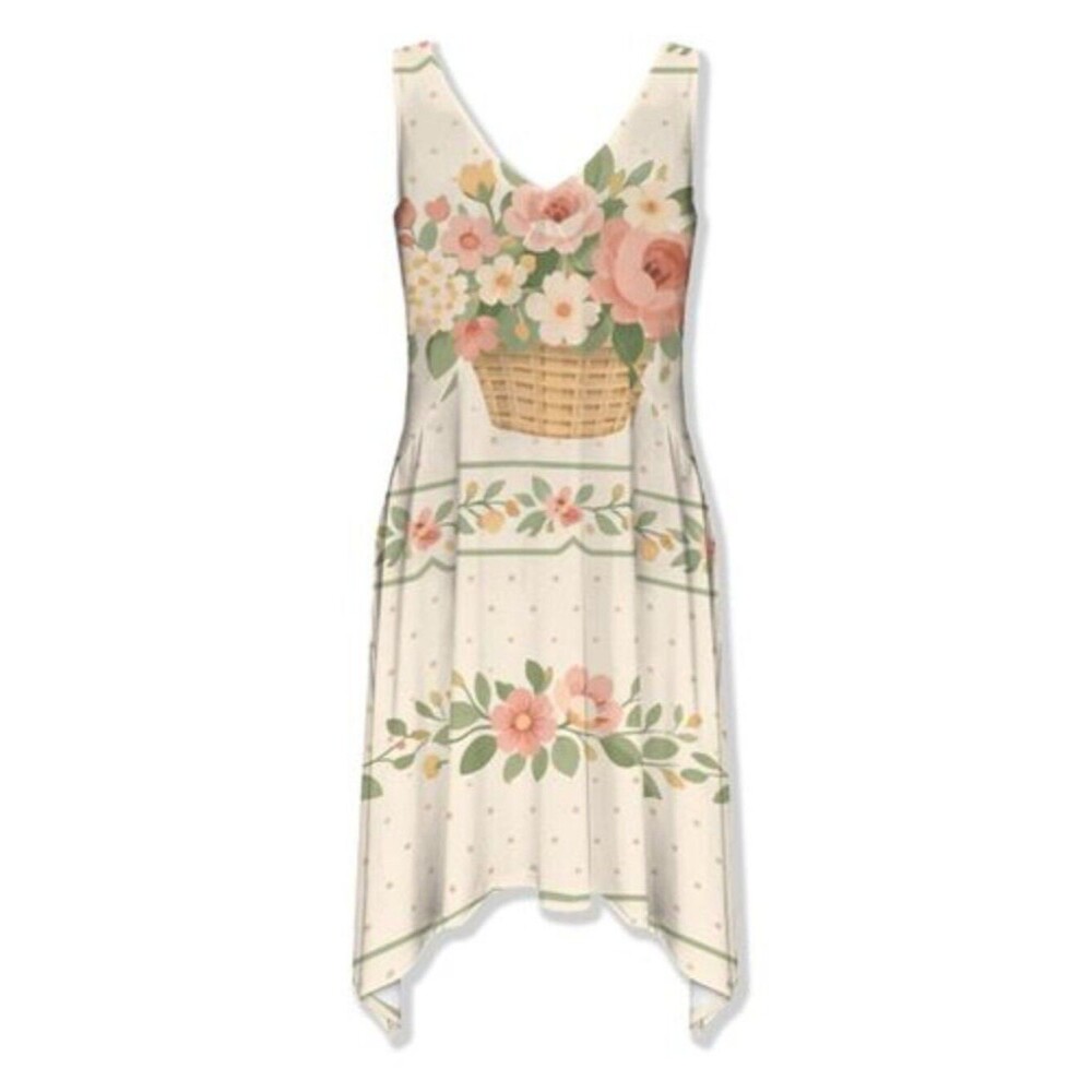 Warm Vintage Cottagecore Floral Wallpaper | Romantic Patina Botanical Dress